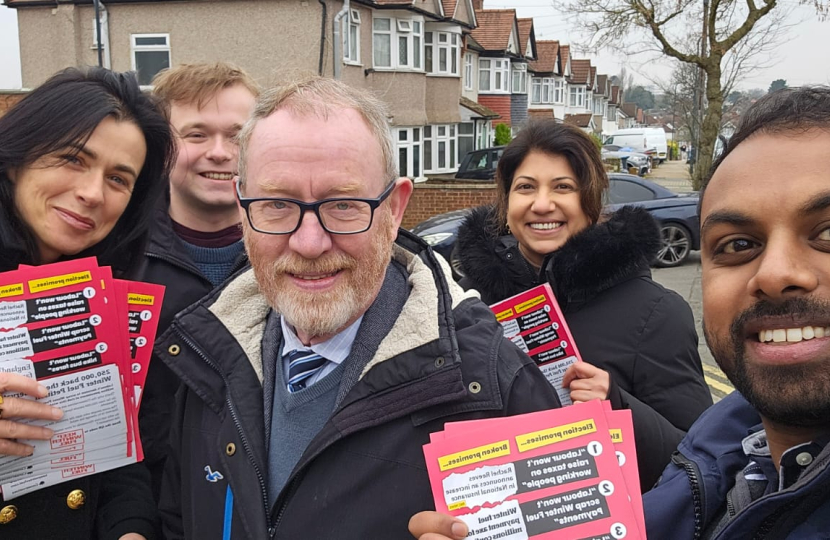 Campaign Team in Welsh Harp